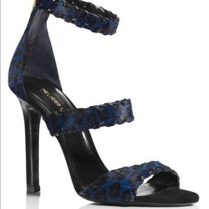 Tamara Mellon Sundance Leopard Print Sandals